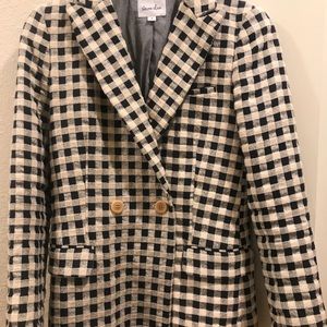 Steven Alan Black & White Checked Pantsuit